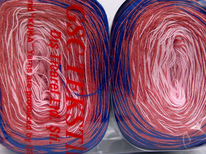 Cakes Cotton Fine Blue, Pink Shades fnt2-65059