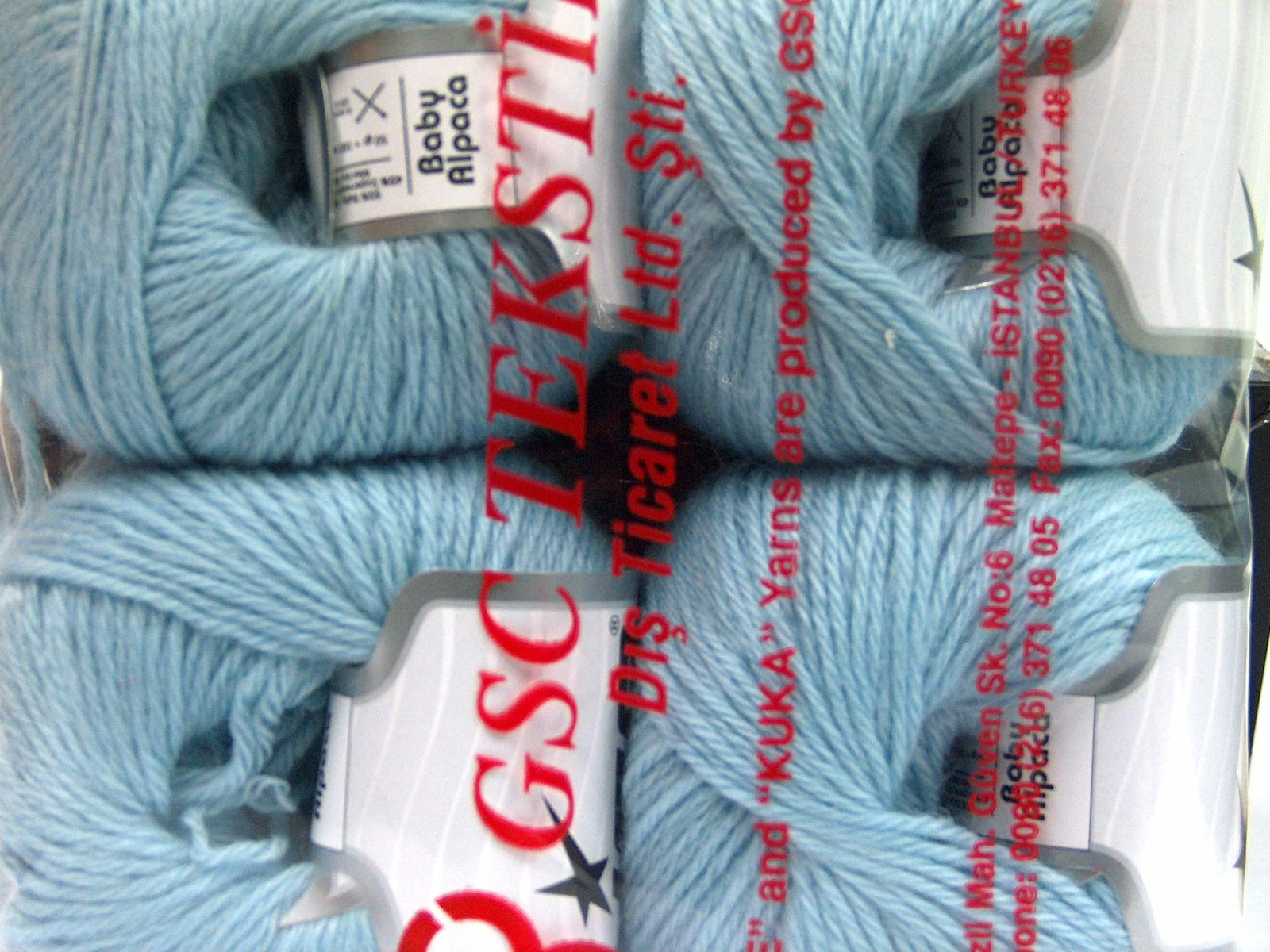 Baby Alpaca Light Blue Sku:fnt2-65920