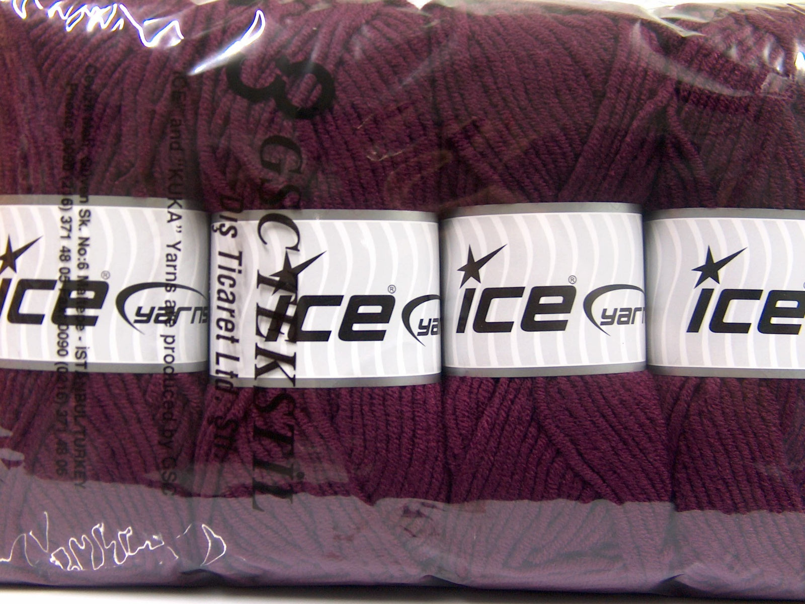 Merino Chunky Maroon fnt2-65959