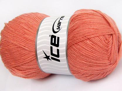 Ice Yarns Kristal – Dunkler Lachs – 100 % Acryl