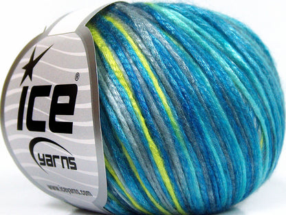 Rockabilly Color Turquoise Shades, Light Grey, Neon Green fnt2-66220