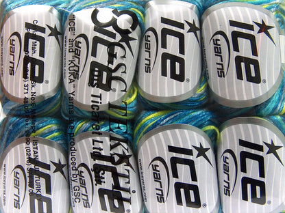 Rockabilly Color Turquoise Shades, Light Grey, Neon Green fnt2-66220