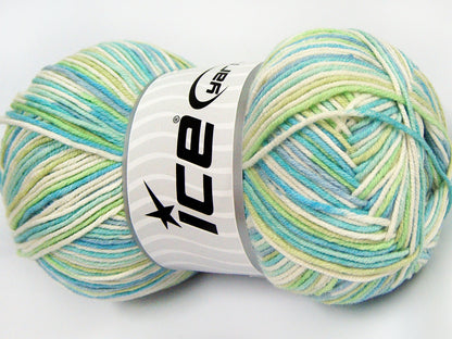 Lorena Color Turquoise, Blue, Green, Cream fnt2-66581