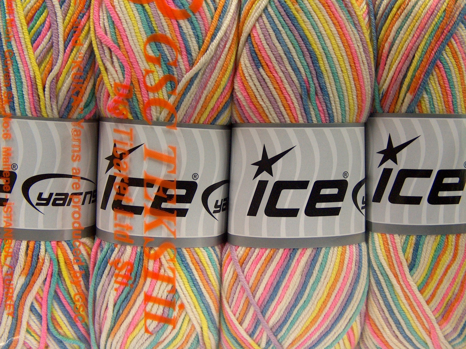 Lorena Color Pink, Turquoise, Green, Lilac, Blue, White fnt2-66585