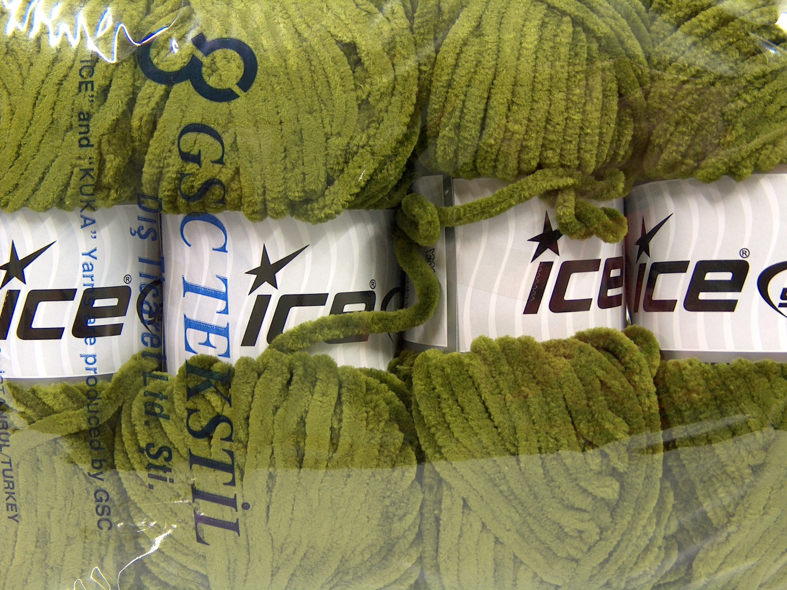 Chenille Baby Jungle Green fnt2-66783