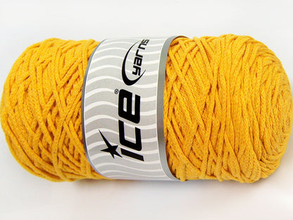 Macrame Cotton Dark Yellow fnt2-66999