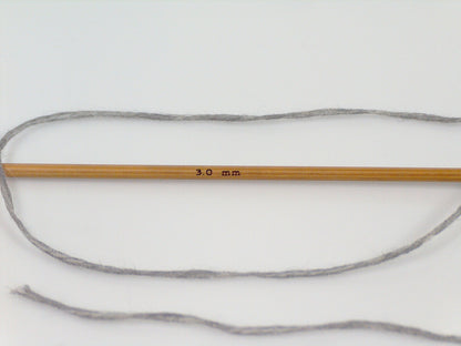 Tube Cotton Fine Grey Melange fnt2-67358