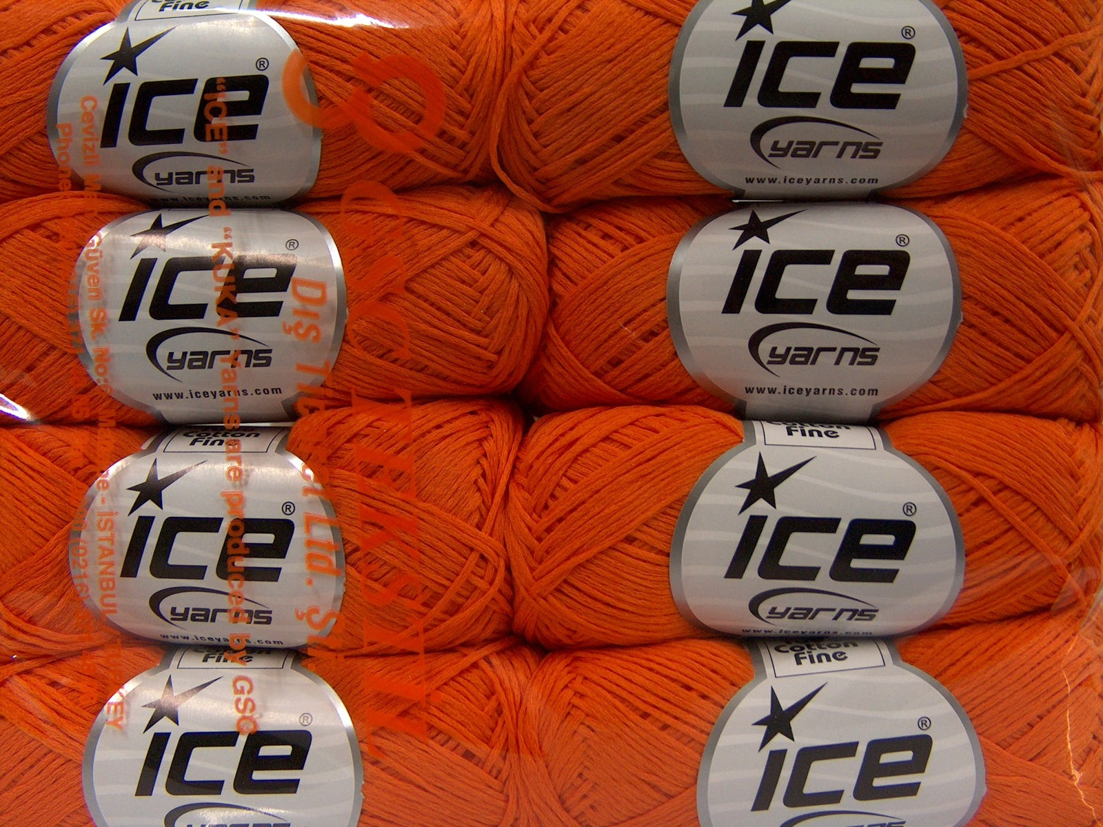 Tube Cotton Fine Orange fnt2-67376