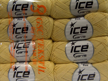 Tube Cotton Fine Light Yellow fnt2-67378