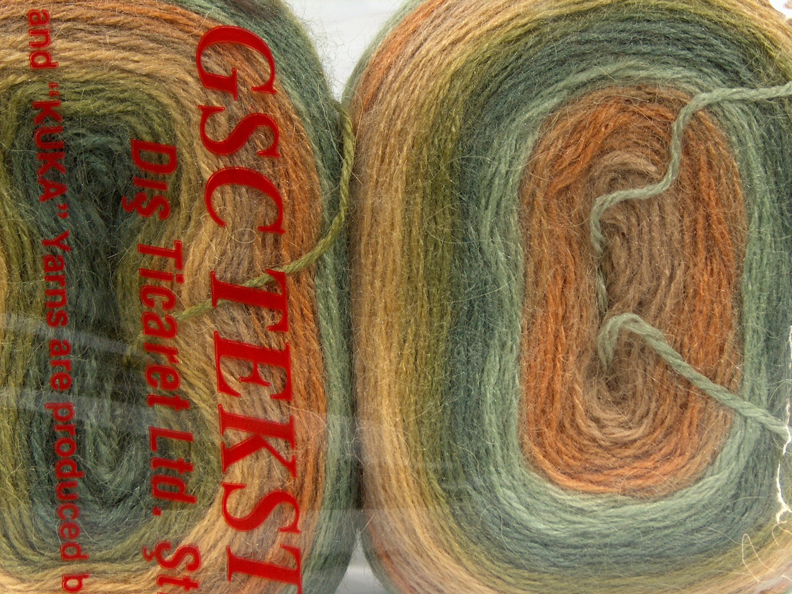 Cakes Mohair Green shades, Brown Shades fnt2-67395