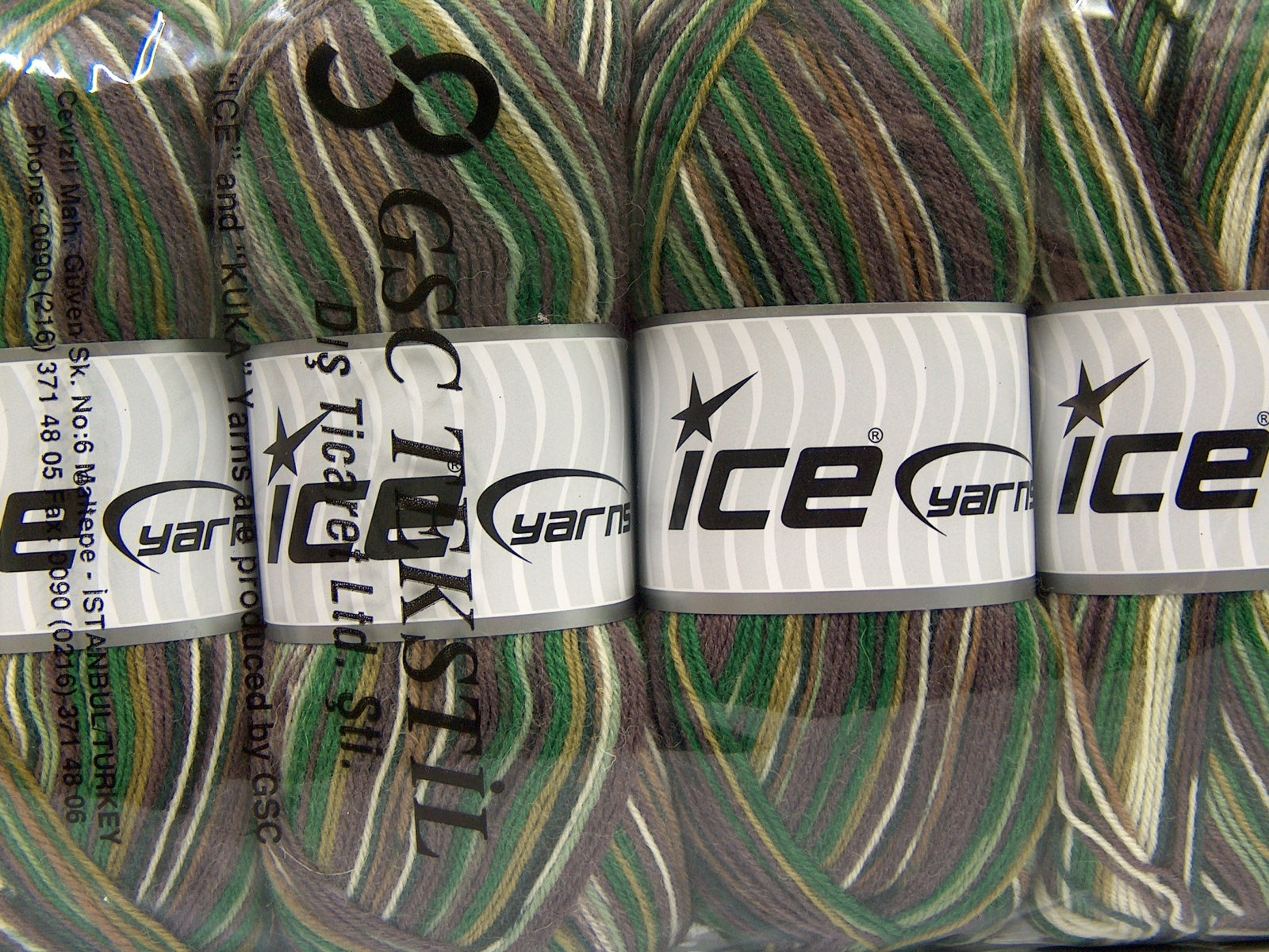 Smart Sock Smoke Brown, Cream, Green Shades, Blue fnt2-67405