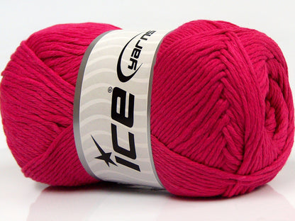 Natural Cotton Fuchsia fnt2-67455