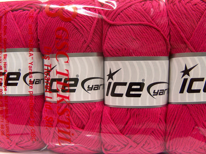 Natural Cotton Fuchsia fnt2-67455