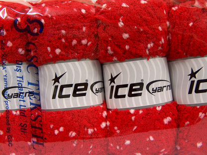 Puffy PomPom Red fnt2-67493