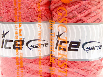 Ice Yarns Natural Cotton Chunky – Salmon – 100% Cotton