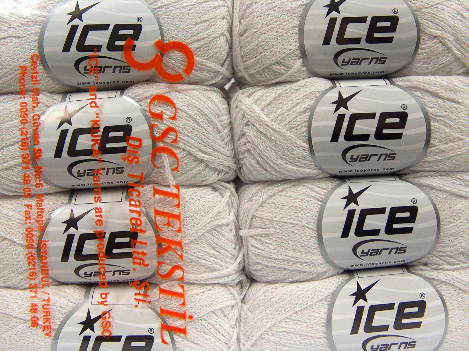 Elegant Metallic Cotton White, Iridescent fnt2-67827