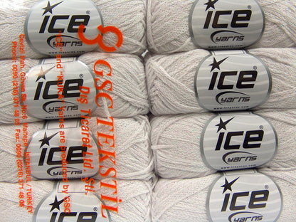 Elegant Metallic Cotton White, Iridescent fnt2-67827