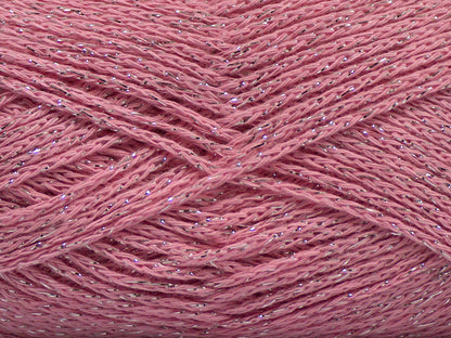 Elegant Metallic Cotton Light Pink fnt2-67833