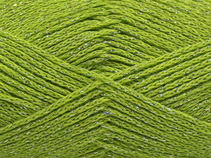 Elegant Metallic Cotton Pistachio Green fnt2-67841