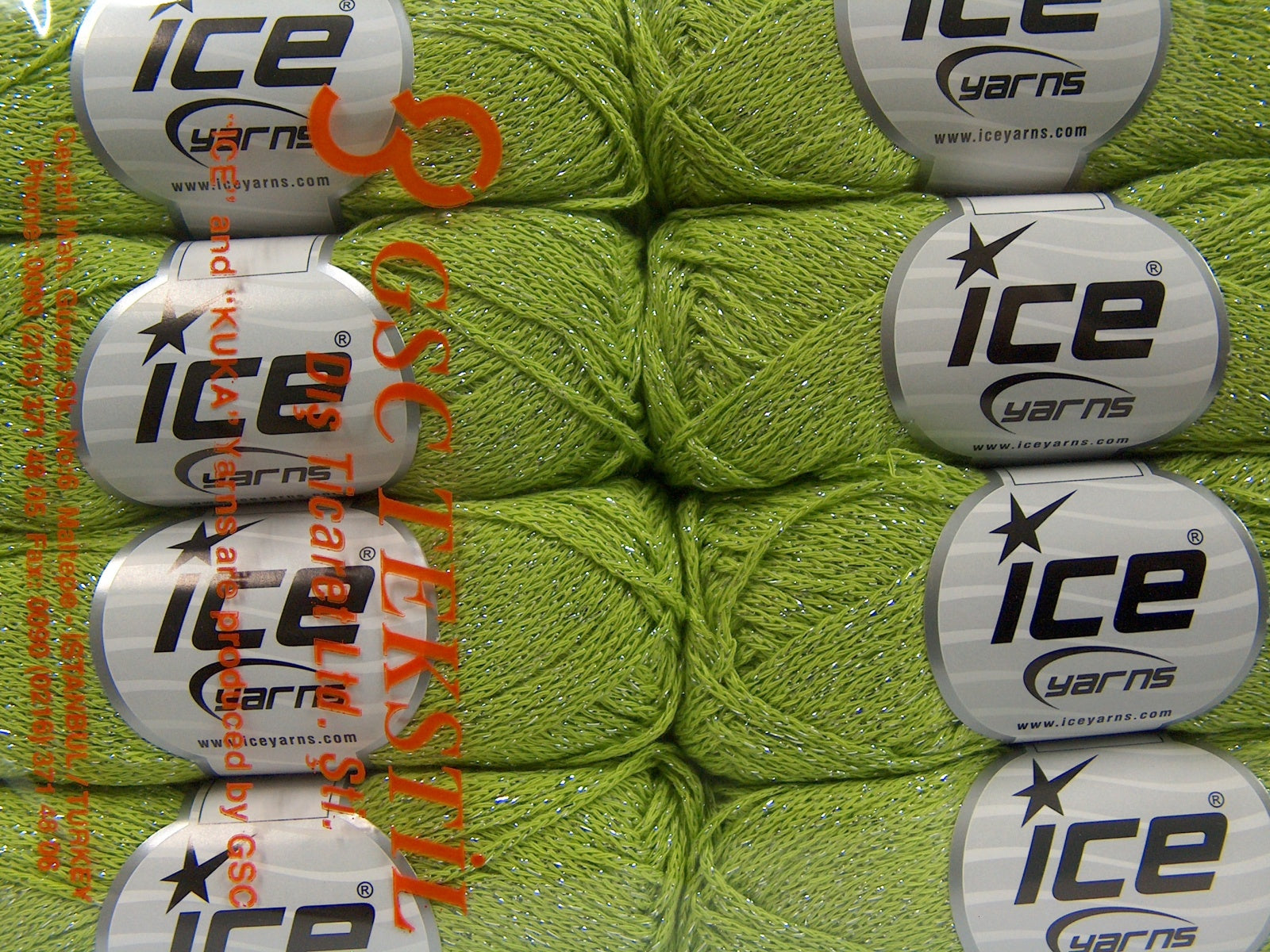Elegant Metallic Cotton Pistachio Green fnt2-67841