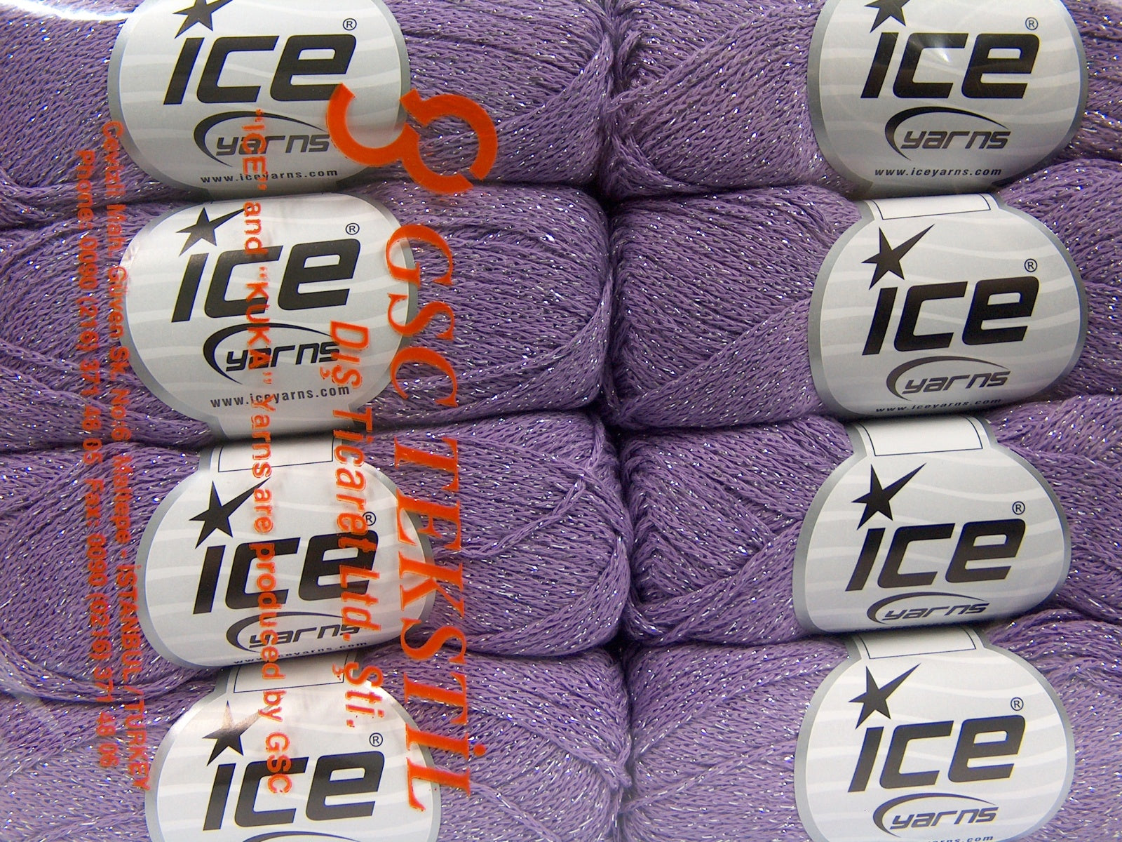 Elegant Metallic Cotton Lilac fnt2-67844