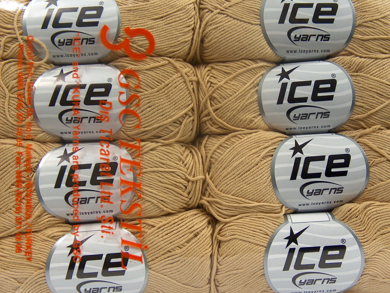 Pure Cotton Fine Dark Cream fnt2-67872