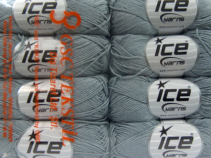 Pure Cotton Fine Light Grey fnt2-67873