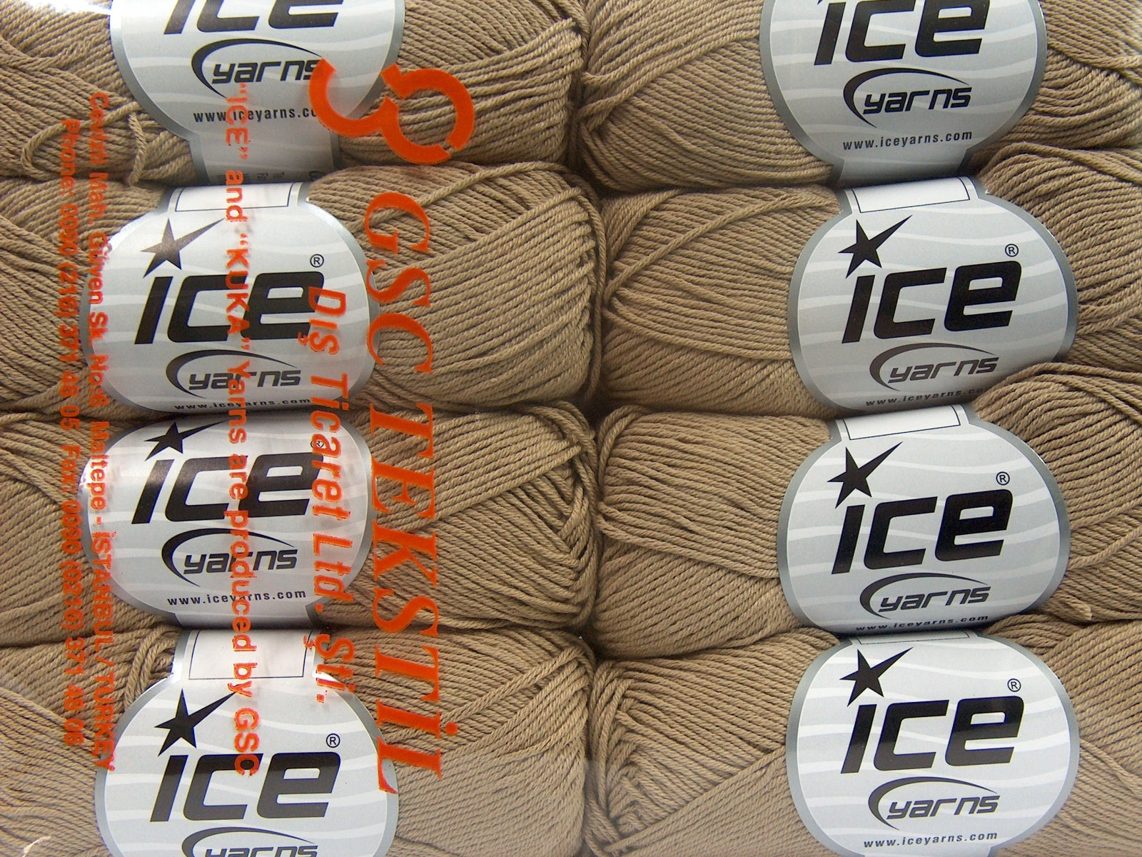 Pure Cotton Fine Light Camel fnt2-67874