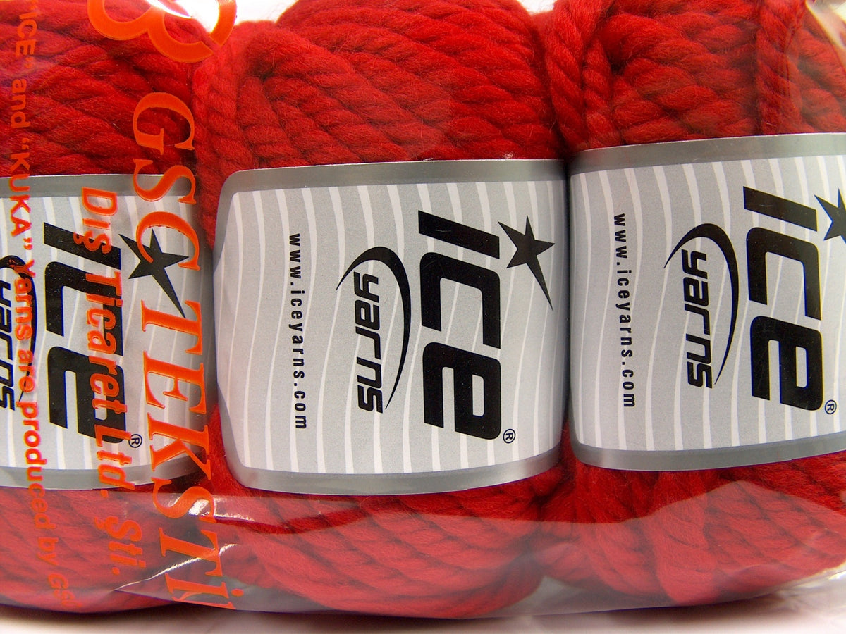 Jumbo Pure Wool Red fnt2-68010