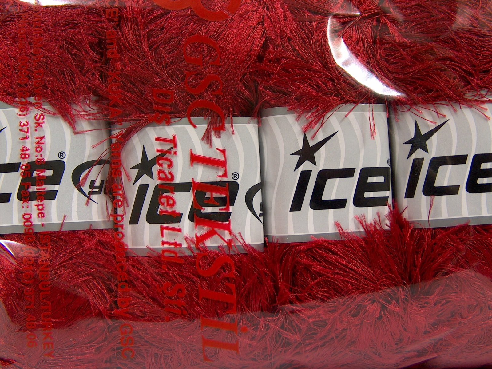 Eyelash 100gr Dark Red Sku:fnt2-68238