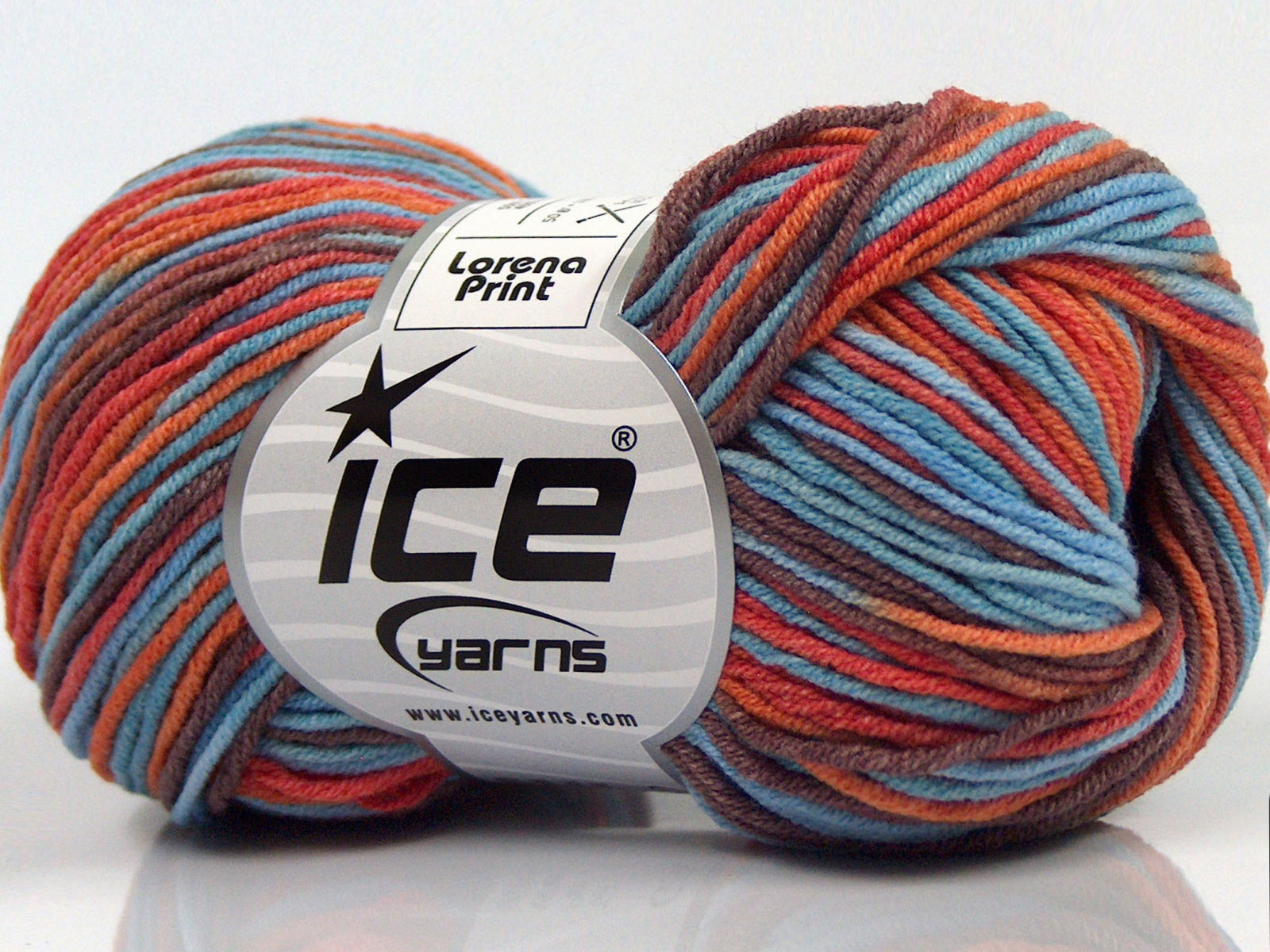 Lorena Print Brown, Orange, Blue fnt2-68246