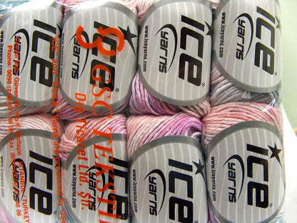 Mona Lisa Light Salmon, White, Pink, Water Green fnt2-68411