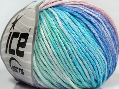 Mona Lisa Turquoise, Mint Green, Light Salmon, Blue, Lilac fnt2-68412