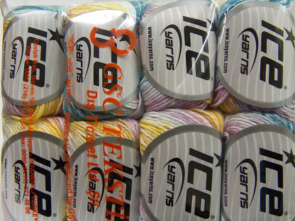 Mona Lisa Oil Blue, Pink Shades, Green, Yellow fnt2-68413