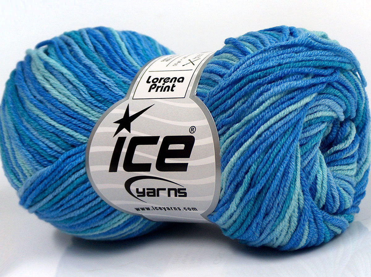 Lorena Print Blue Shades fnt2-68617