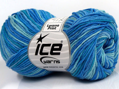 Lorena Print Blue Shades fnt2-68617