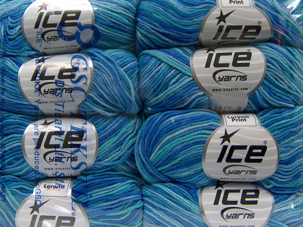 Lorena Print Blue Shades fnt2-68617