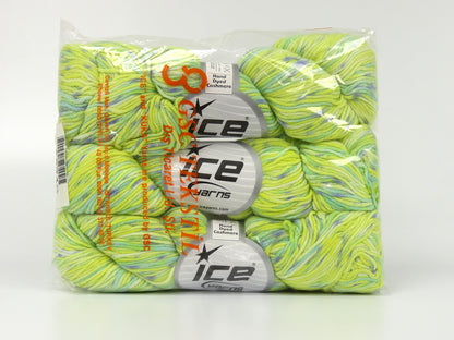 Hand Dyed Cashmere Green Shades, Blue fnt2-68719