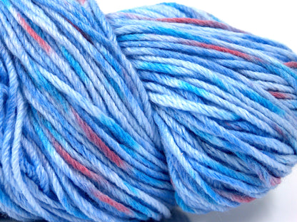 Hand Dyed Cashmere Blue, Lilac Shades, Salmon fnt2-68721