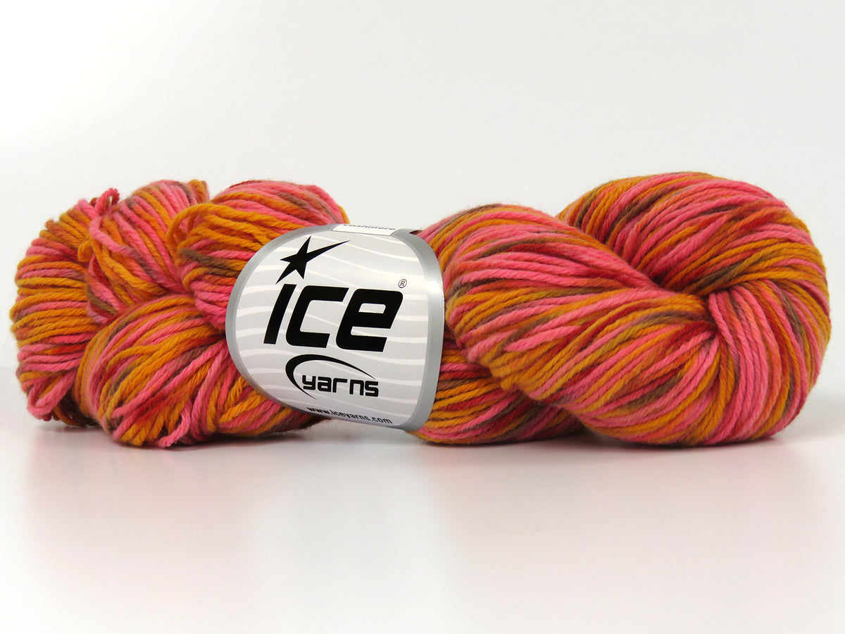 Hand Dyed Cashmere Orange Shades, Red Sku:fnt2-68723