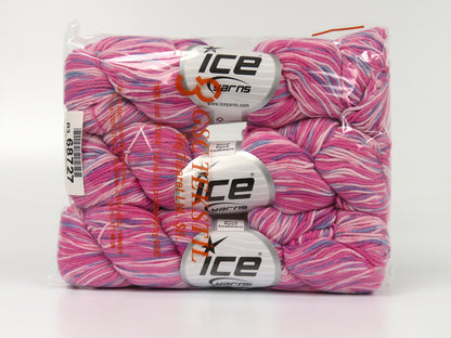 Hand Dyed Cashmere Pink Shades, Grey Shades Sku:fnt2-68727