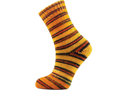 Hand Dyed Sock Merino Yellow Shades, Green, Purple fnt2-68869