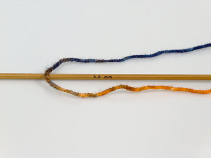 Hand Dyed Sock Merino Camel, Gold, Orange, Green, Purple fnt2-68870