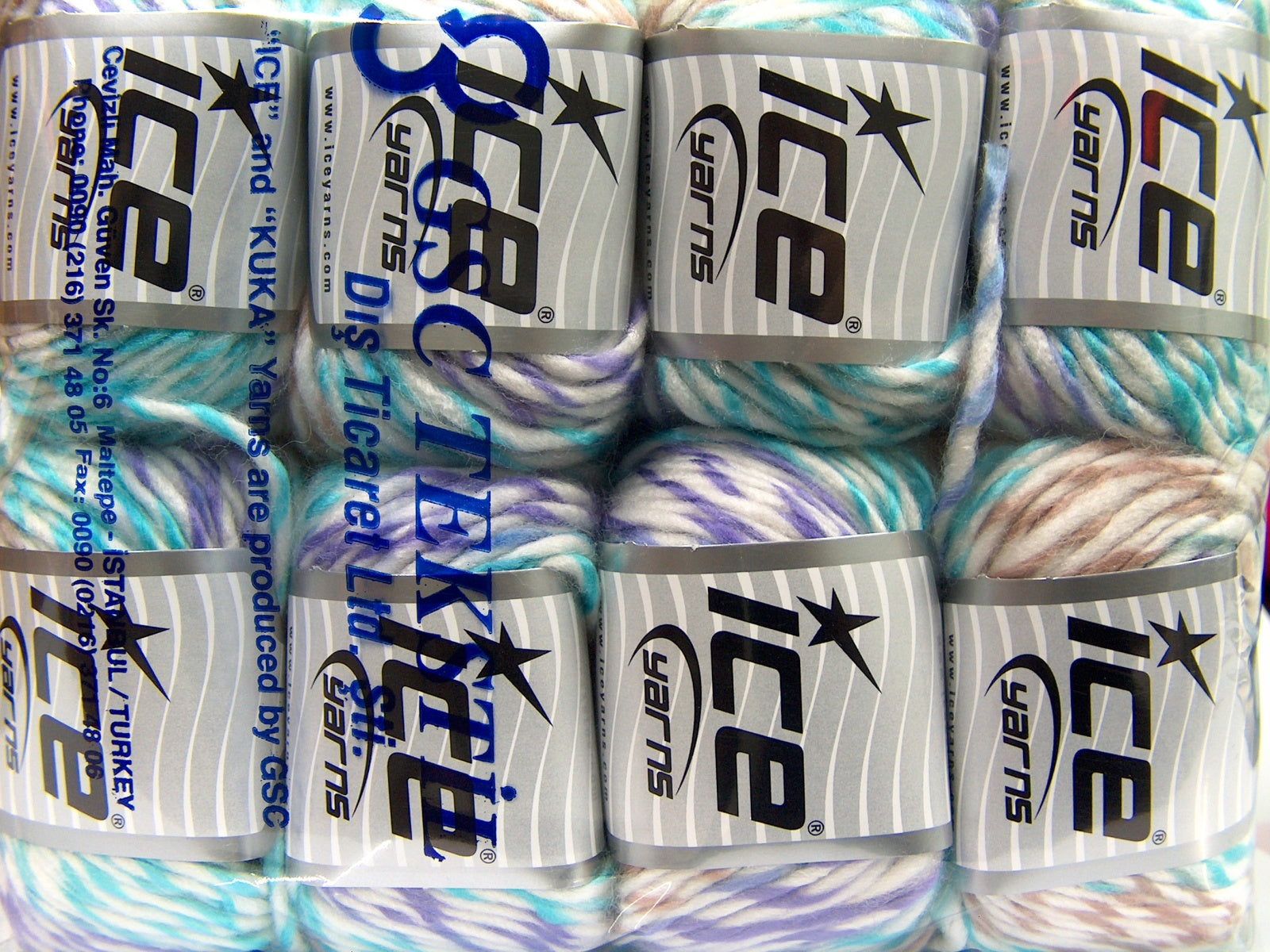 Baby Twist White, Turquoise, Camel, Lilac fnt2-69009