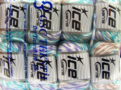 Baby Twist White, Turquoise, Camel, Lilac fnt2-69009