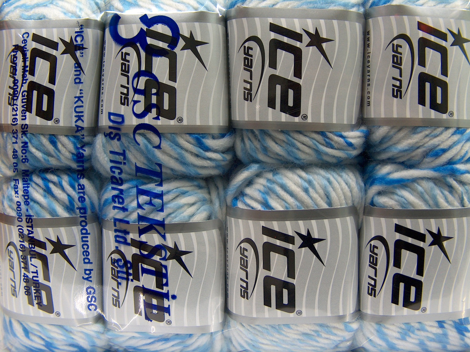 Baby Twist White, Blue Shades fnt2-69011