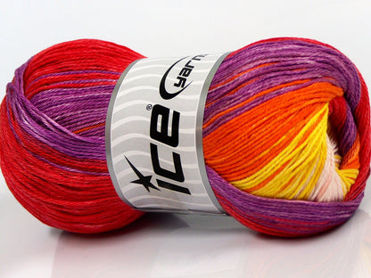 Camilla Cotton Magic Red, Purple, Orange, Yellow, Light Pink fnt2-69531