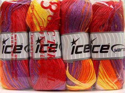 Camilla Cotton Magic Red, Purple, Orange, Yellow, Light Pink fnt2-69531