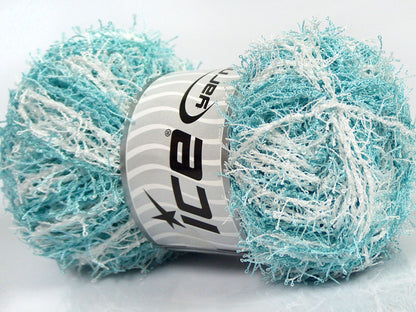 Scrubber Twist Light Turquoise, White Sku:fnt2-69620