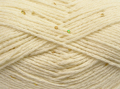 Chain Paillette Cream fnt2-69733